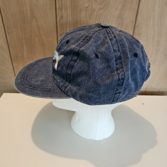 Vintage Siesta Key Twill Sports Cap With Embroidered Tarpon In Blue OSFM - Picture 5 of 8